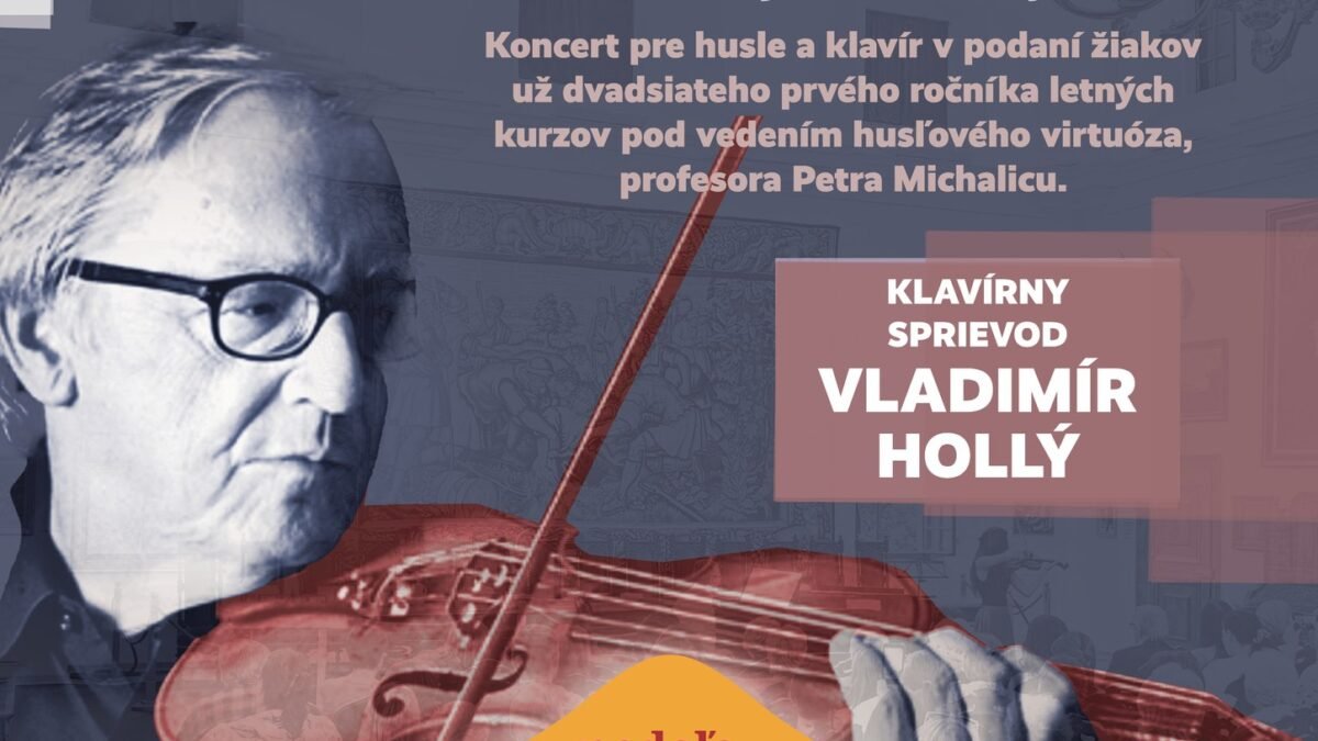 Kultúrne centrum Bojnice: Zažite UŽ TÚTO NEDEĽU nezabudnuteľný hudobný večer s Petrom Michalicom na Bojnickom zámku!