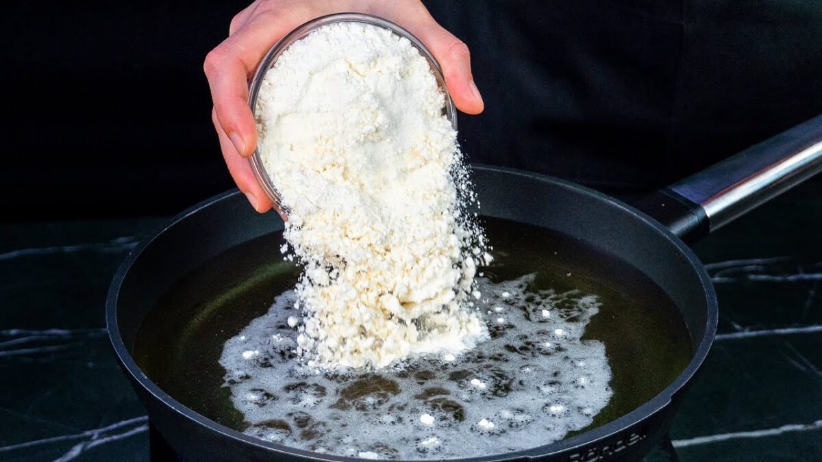 Len pridám múku do oleja a všetci chcú môj recept!