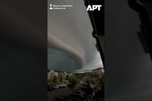Masívna oblačná stena nad Marylandom! Prichádzajú búrky a varovania pred tornáda...