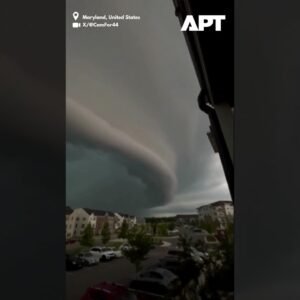 Masívna oblačná stena nad Marylandom! Prichádzajú búrky a varovania pred tornáda...