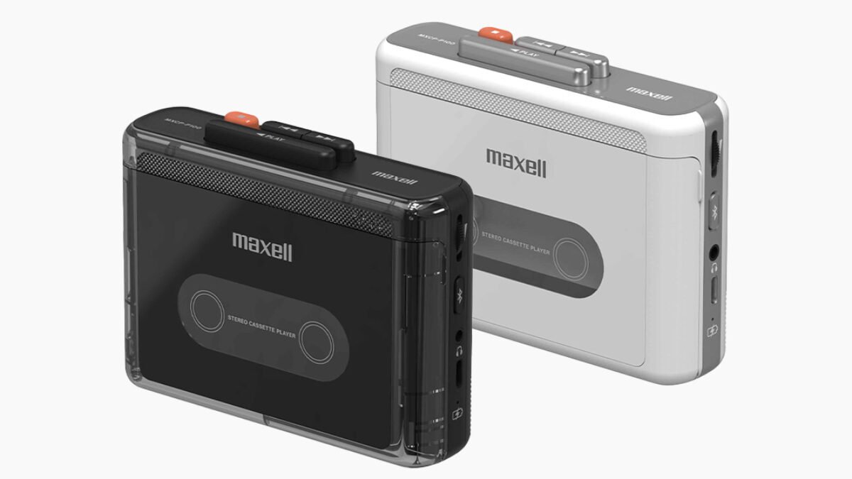 Maxell MXCP-P100 je moderný kazetový prehrávač s Bluetooth a nabíjaním cez USB-C.