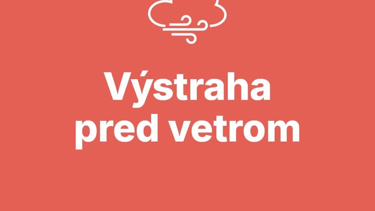 Mesto Bratislava: "Silný vietor v Bratislave od 15:00 do polnoci Mesto Bratislava: „Silný vietor v Bratislave od 15:00 do polnoci – výstraha 2. stupňa“