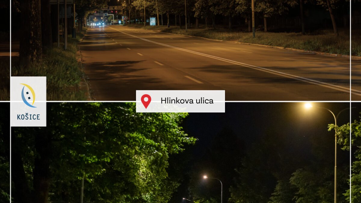 Mesto Košice: „Nové smart LED osvetlenie na Hlinkovej ulici“