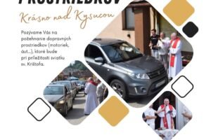 Mesto Krásno nad Kysucou: Požehnanie dopr. prostriedkov v Krásne