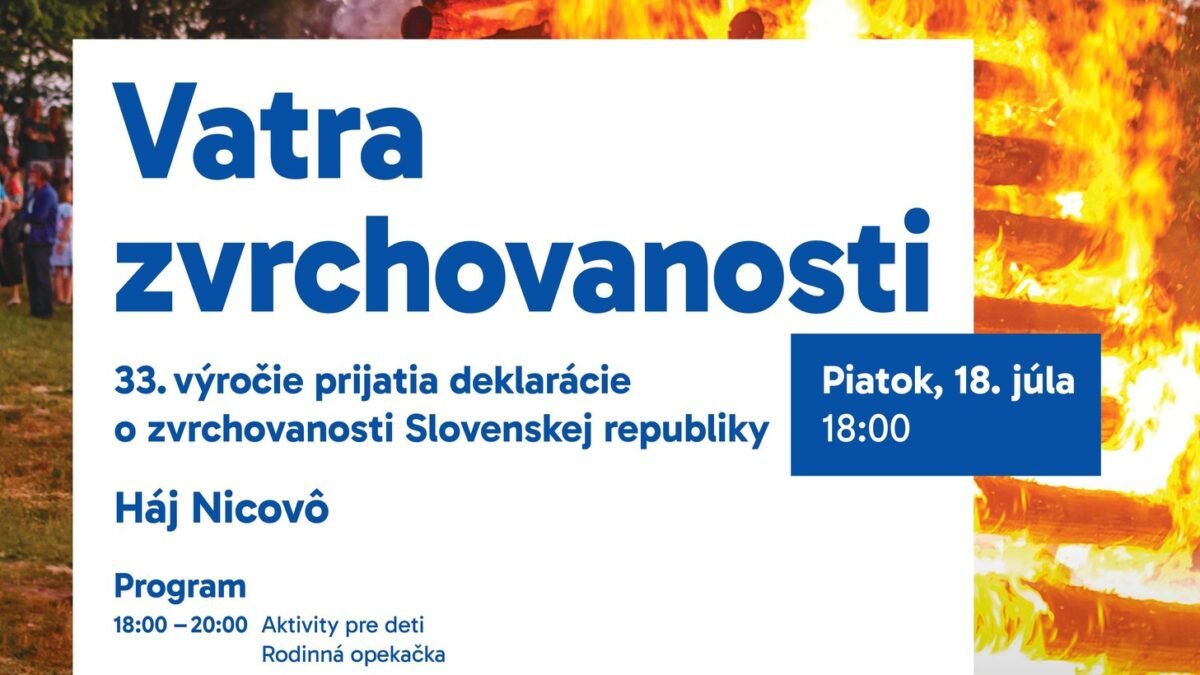 Mesto Liptovský Mikuláš: Vatra zvrchovanosti sa rozhorí už tento piatok Pridajte sa k nám a zažite spoločný večer pod holým nebom. Praskajúci oheň, vôňa opečenej slaninky a folklórne vystúpenie, ktoré pohladí dušu.
