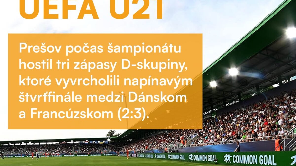 Mesto Prešov: ĎAKUJEME VŠETKÝM, KTORÍ SA PODIEĽALI NA ÚSPECHU EURO U21 V PREŠOVE