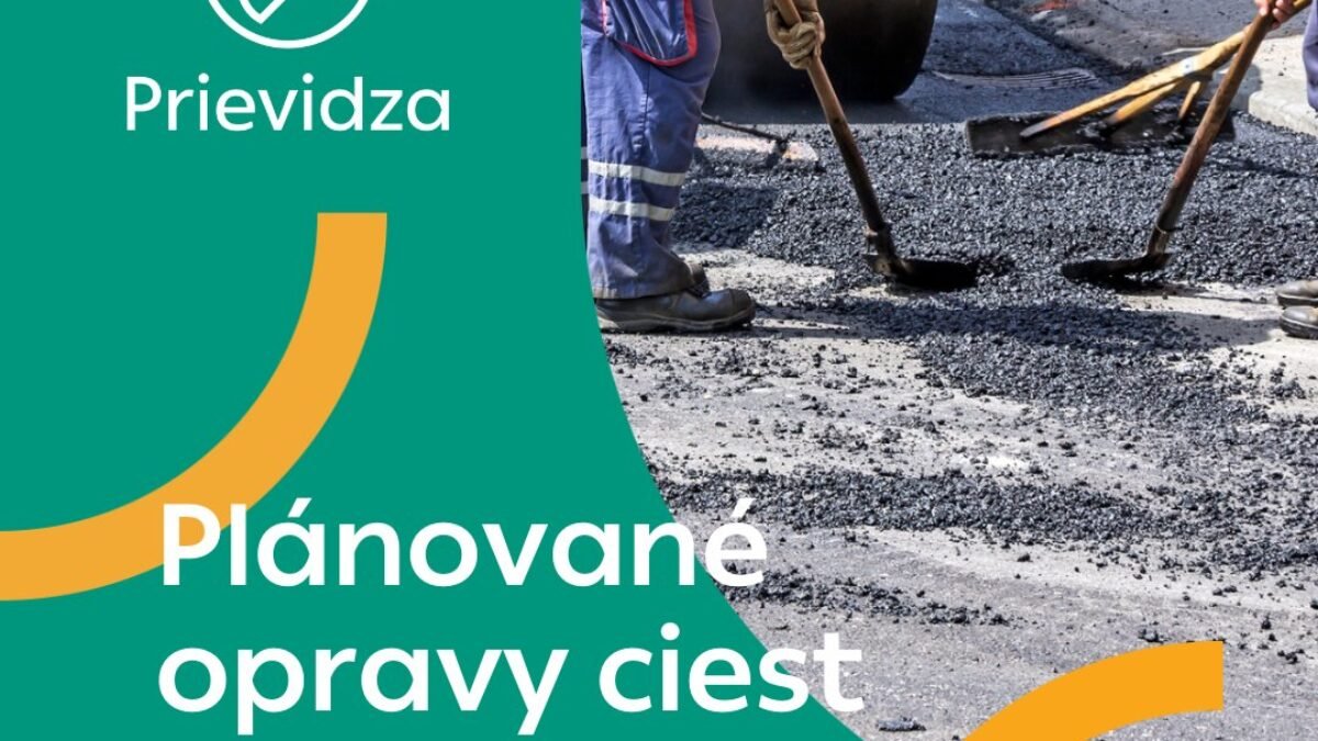 Mesto Prievidza: DOBRÉ SPRÁVY: MESTO PRIEVIDZA VYHLÁSILO VEREJNÉ OBSTARÁVANIE NA OPRAVY CIEST A CHODNÍKOV