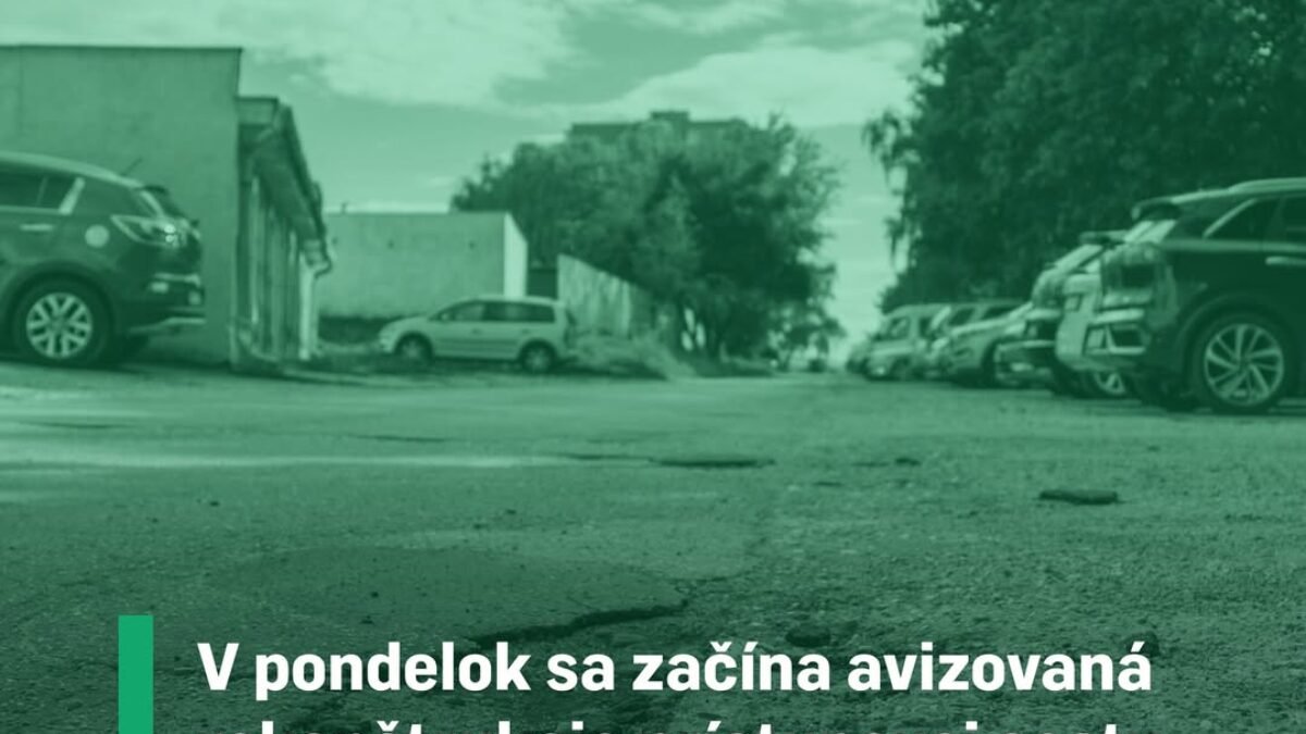 Mesto Skalica: ZAČÍNA SA 1. ETAPA OBNOVY PARKOVIÍSK