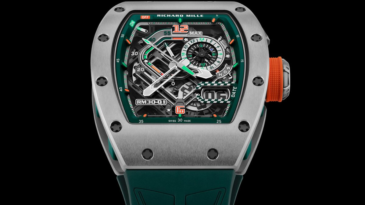 Richard Mille zelený RM 30-01 oslavuje Le Mans Classic 2025.