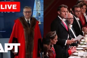Francúzsky prezident Emmanuel Macron pricestoval do Londýna