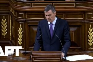 Španiel Sánchez obviňuje EÚ z ignorovania genocídy v Gaze