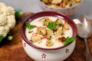 Táto hrejivá polievka je môj liek na zimu – recept na krémovú karfiolovú p...