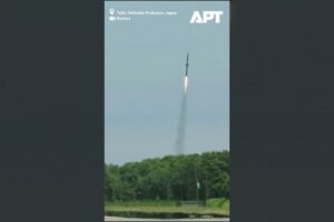 Tchajwanská raketa TiSpace VP01 zlyhala počas štartu v Japonsku a explodovala.