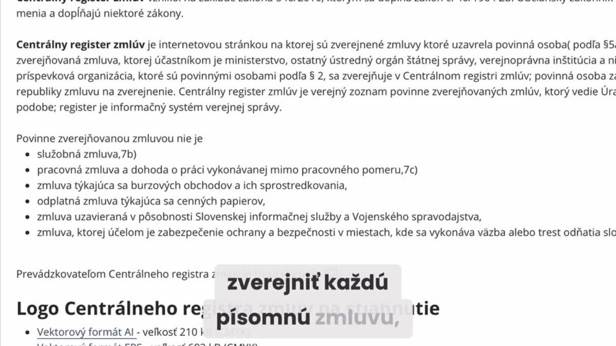 ÚSTAVA SR – PRÁVO NA INFORMÁCIE JE ZARUČENÉ