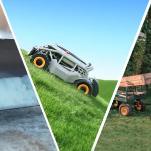 Zoznámte sa s Mowratorom: Robot na trávu, snehový pluh, vysávač lístia a ťažné z...