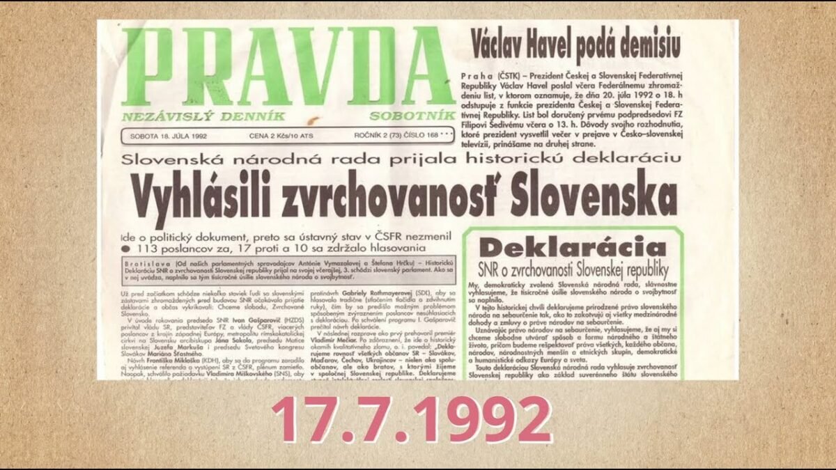 DEKLARÁCIA ZVRCHOVANOSTI SLOVENSKEJ REPUBLIKY