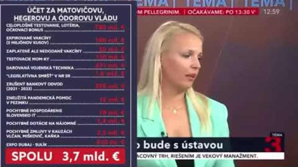 Z. PLEVÍKOVÁ: SASKA NÁS IDE KRITIZOVAŤ?