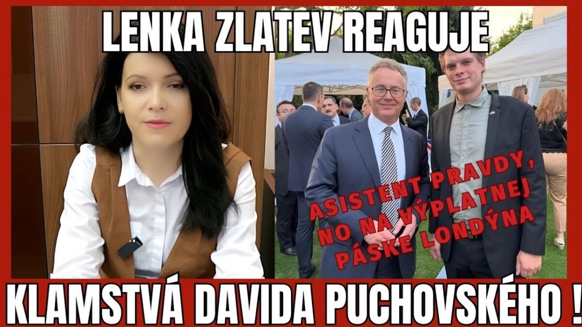Lenka Zlatev reaguje na klamstvá Davida Puchovského ! TVOTV