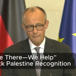 Merz: Rýchle uznanie Palestíny nebude, ale trvalý mier je cieľ