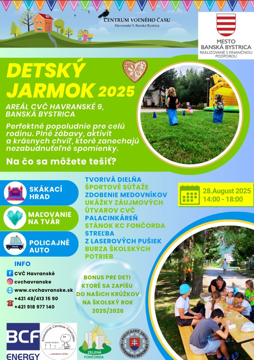Mesto Banská Bystrica: PRÁZDNINY SA SÍCE KRÁTIA, NO ZÁŽITKOV BUDE EŠTE DOSŤ