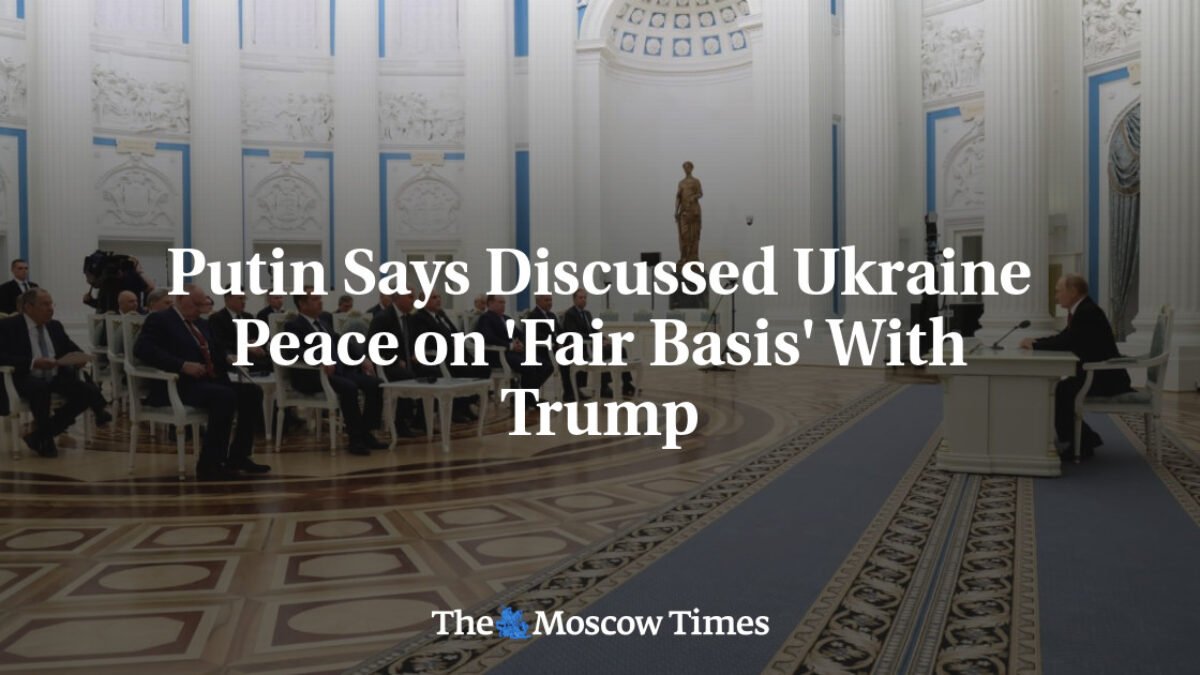 Putin tvrdí, že s Trumpom diskutoval o mieri na Ukrajine na „férovom základe“