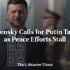 Zelenskyj vyzýva na rokovania s Putinom, mierové snahy stagnujú