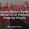 Ministerstvo školstva zverejňuje oficiálny zoznam „vlasteneckých“ piesní pre ško...