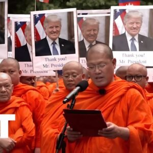 Budhistickí mnísi podporujú Trumpa na Nobelovu cenu mieru po prímerí Kambodže a ...