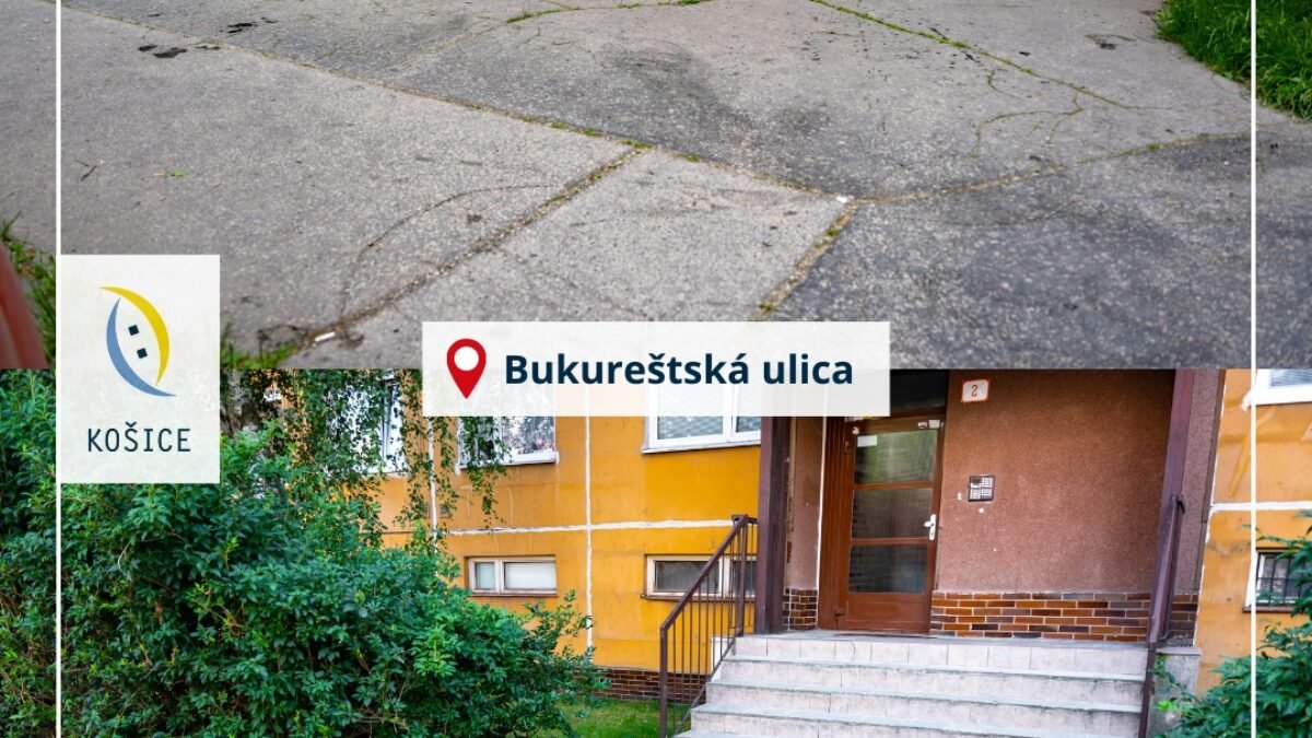 Mesto Košice: NOVÝ CHODNÍK MÁ UŽ AJ BUKUREŠTSKÁ ULICA