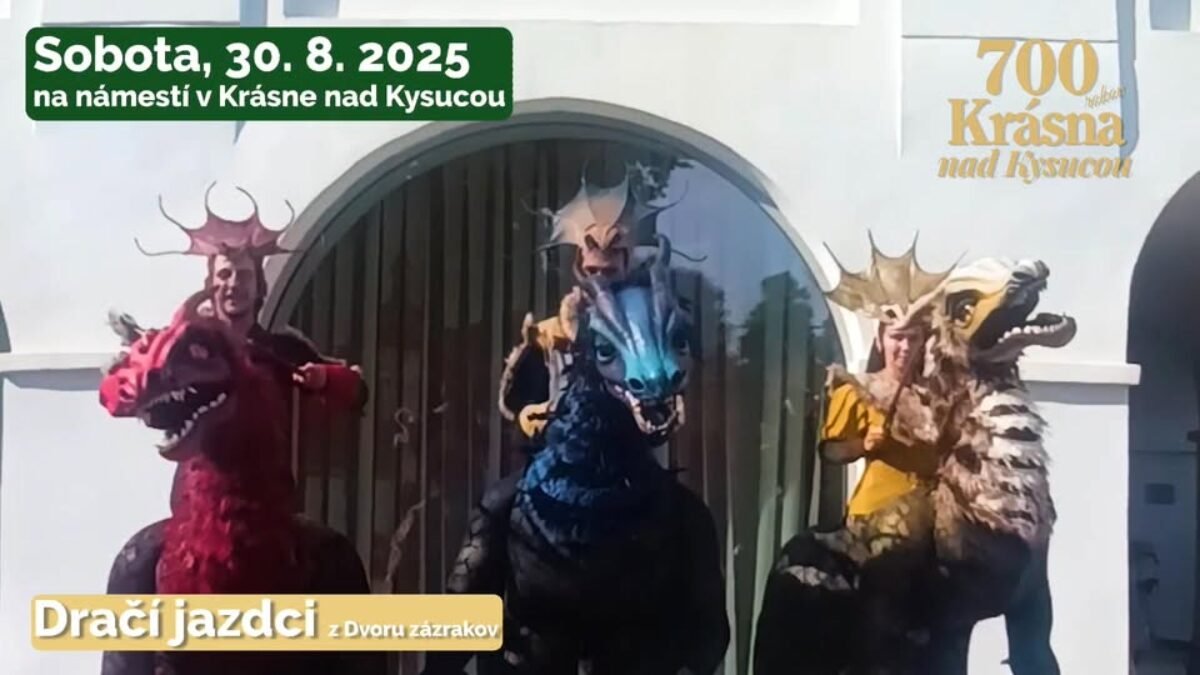 Mesto Krásno nad Kysucou: Oslavy 700. výročia aj pre našich najmenších!