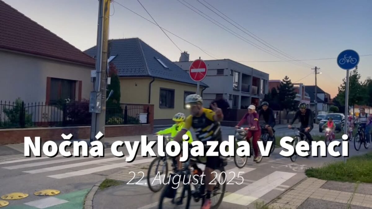 Mesto Senec: Augustová perfektná cyklojazda v meste Senec s 289 účastníkmi, sprievodným programom a hlavne skvelou náladou.