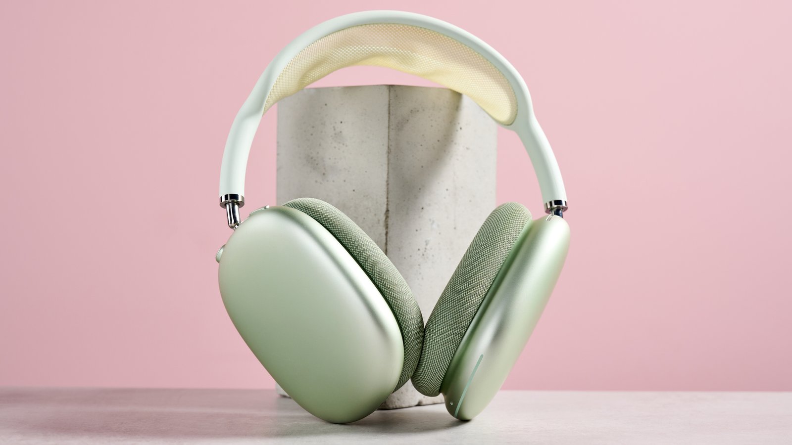AirPods Max standing upright