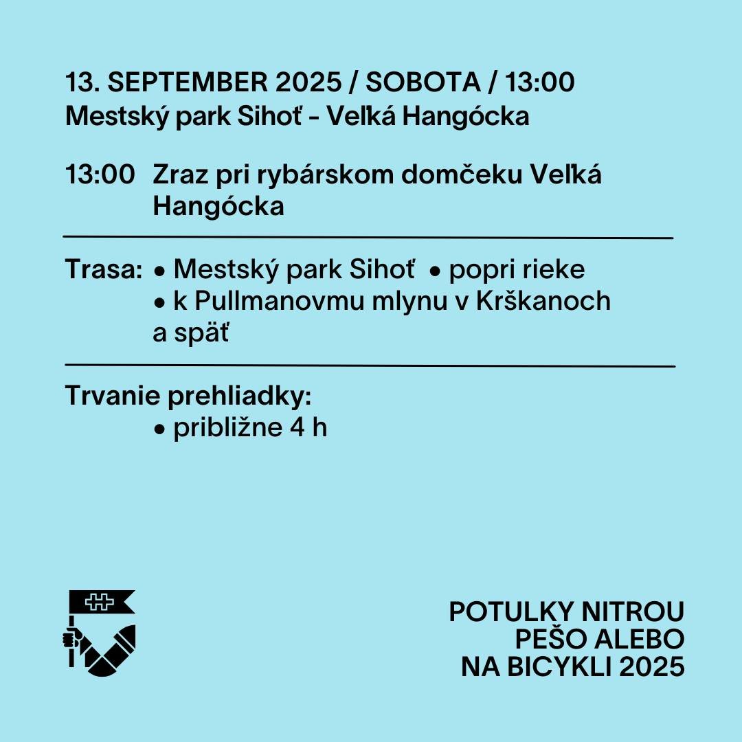 Mesto Nitra: SPOZNAJTE PRÍBEH RIEKY NITRY ZO SEDADLA BICYKLA