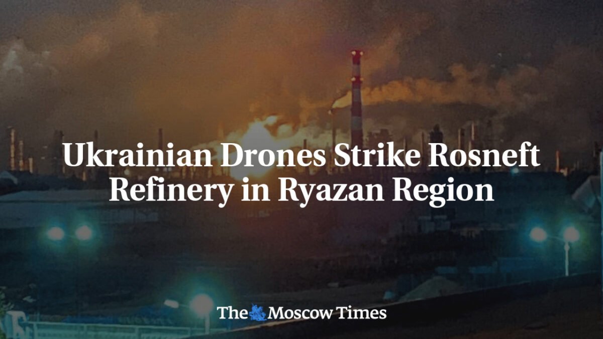 Ukrajinské drony zasiahli rafinériu Rosneft v Riazanskej oblasti