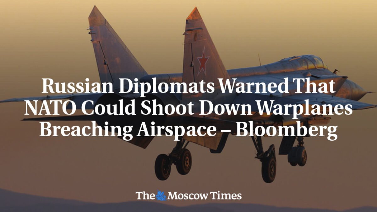 Západní diplomati varovali Rusko, že NATO je pripravené zostreľovať vojnové lietadlá narúšajúce vzdušný priestor – Bloomberg