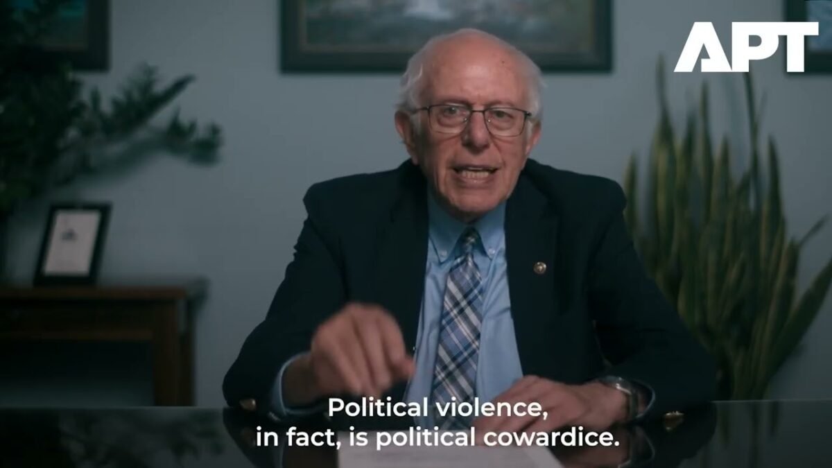 Bernie Sanders: „Politické násilie nemá v Amerike miesto“ po vražde Charlieho Kirka.