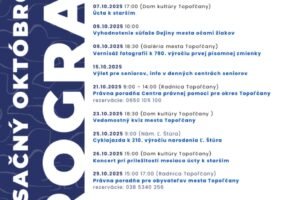 Kultúra Topoľčany: Nech sa páči, máme pre vás program podujatí, výstav, koncerto...