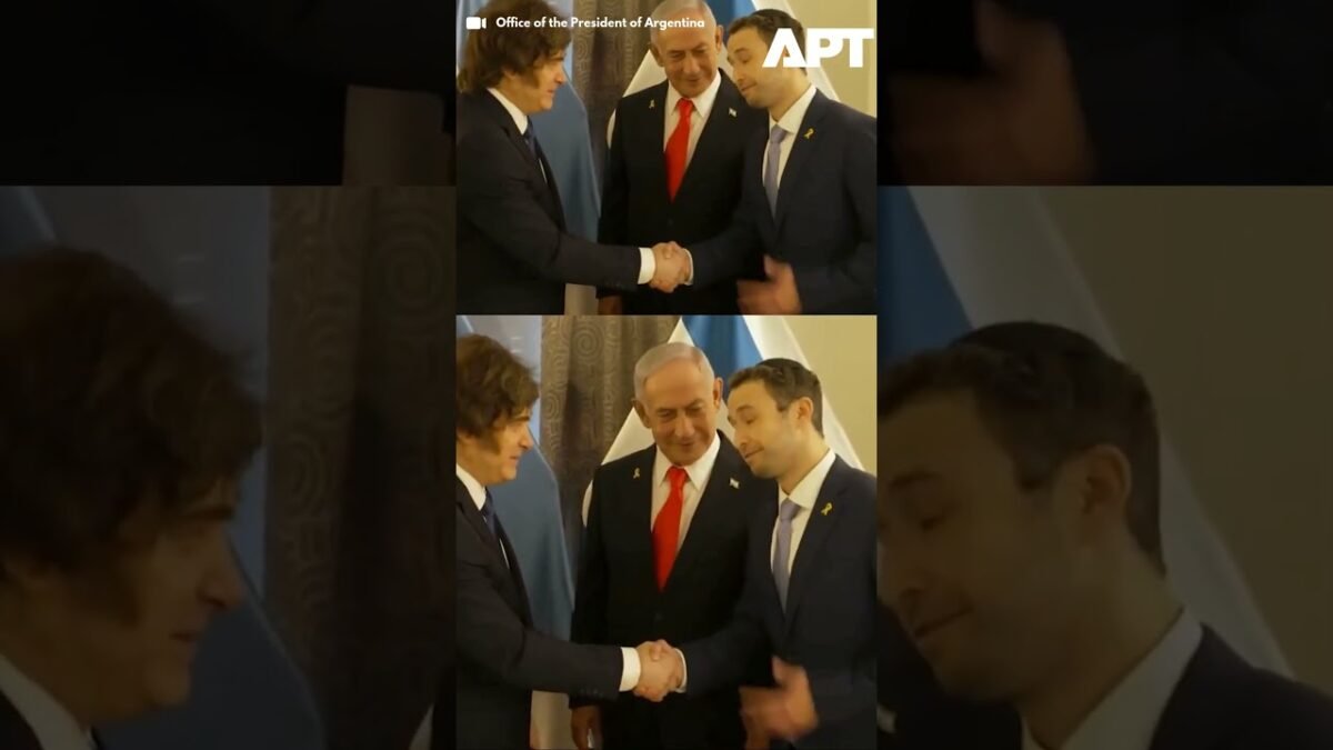 Milei z Argentíny podporuje Netanjahua v New Yorku počas rokovaní Milei z Argentíny podporuje Netanjahua v New Yorku počas rokovaní o rukojemníkoch v Gaze.