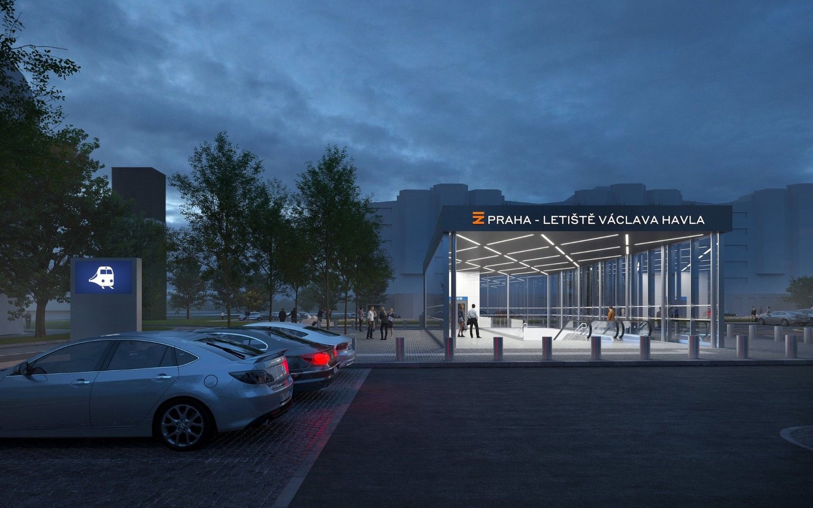 Podzemní nádraží na pražském letišti dostalo zelenou. Víme, kdy se jím projedete