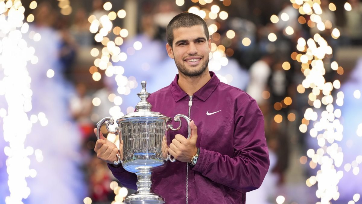 Carlos Alcaraz vyhral US Open.