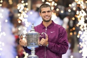 Carlos Alcaraz vyhral US Open.