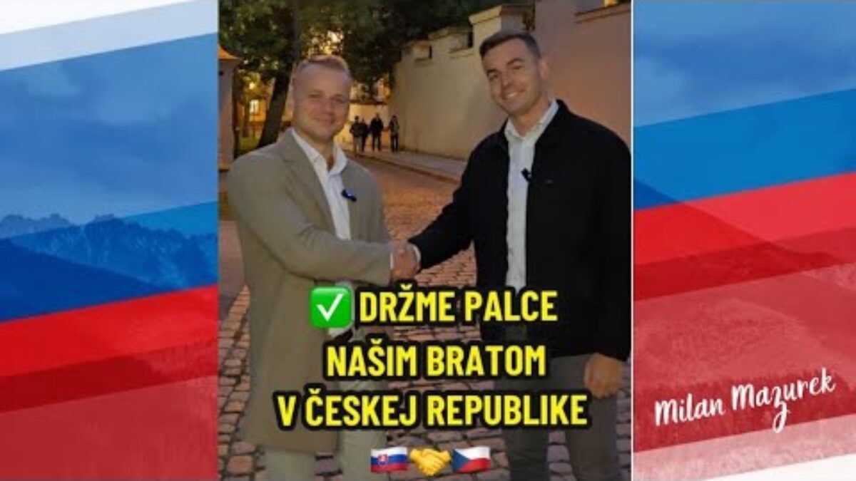 ✅️ DRŽME PALCE NAŠIM BRATOM V ČESKEJ REPUBLIKE 🇸🇰🤝🇨🇿