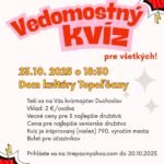 Kultúra Topoľčany: Máte chuť si zasúťažiť? Poďte na KVÍZ!