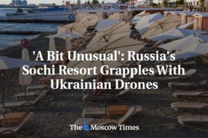 Trochu nezvyčajné: Ruské letovisko Soči zápasí s ukrajinskými dronmi
