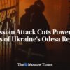 Ruský útok prerušil dodávku elektriny do častí Odeskej oblasti na Ukrajine