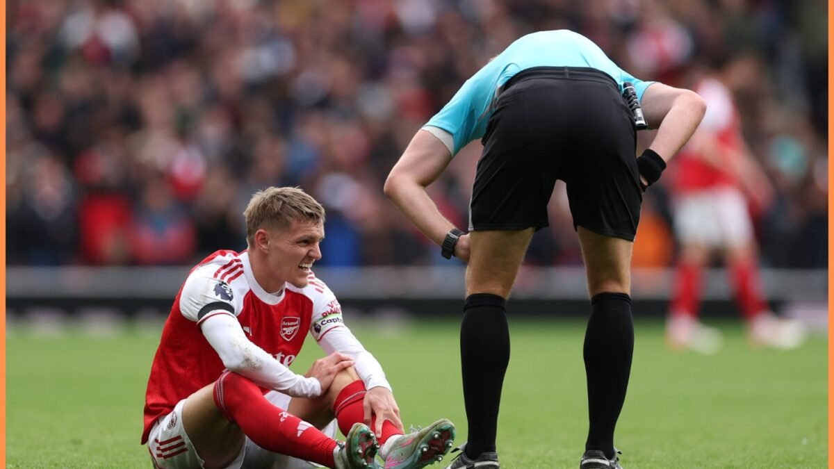 Arsenal potvrdil závažnosť zranenia kolena Martina Odegaarda.