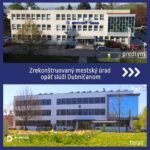 Mesto Dubnica nad Váhom: Približne 60-ročná budova radnice prešla za uplynulý rok veľkou premenou. Očividná je najmä modernizácia fasády, no najväčšia zmena nastala v energetickej efektívnosti stavby.