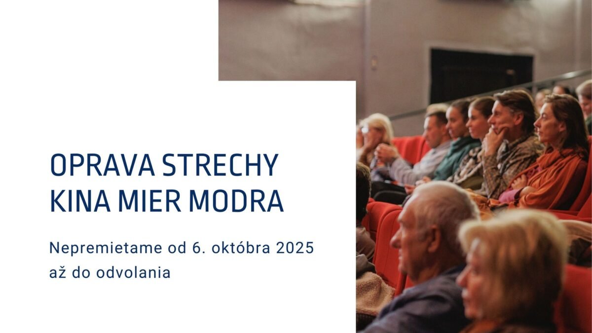 Mesto Modra: REKONŠTRUKCIA STRECHY KINA MIER V MODRE