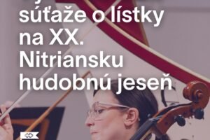 Mesto Nitra: SME RADI, ŽE ŽIJETE KULTÚROU S NAMI