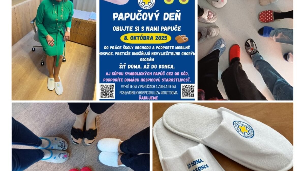 Mesto Prievidza: 8. OKTÓBER – PAPUČOVÝ DEŇ S MOBILNÝM HOSPICOM SV. LUJZA